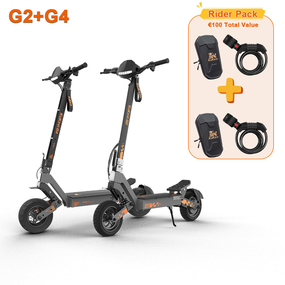 KuKirin Two-Rider Commuter Bundle (G4 Off-Road + G2 Classic)