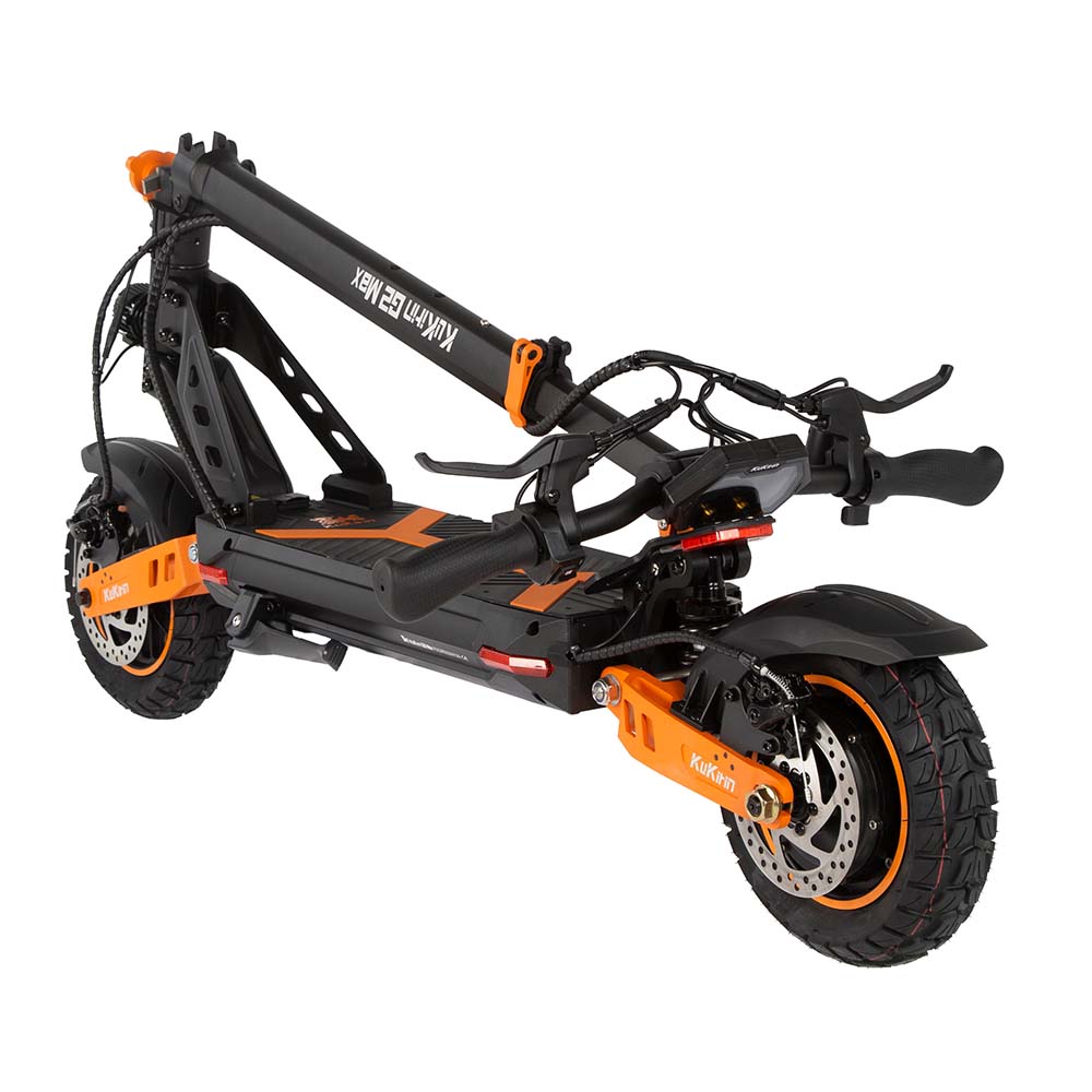 KuKirin G2 Max foldable electric scooter in folded position
