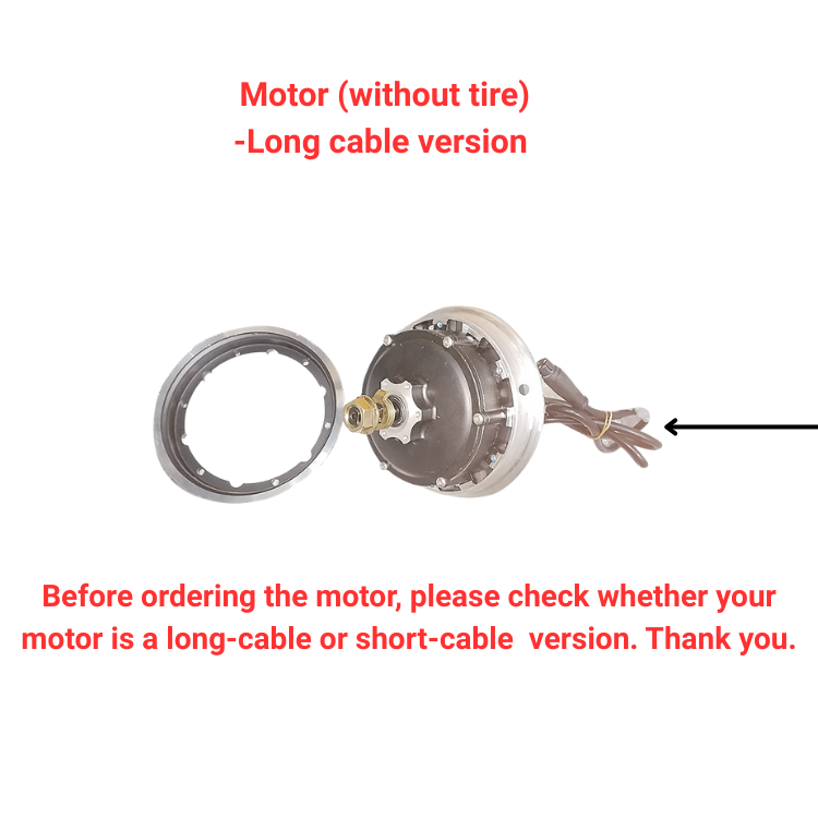 Kukirin G3 Pro Motor (without tire)-Long cable A  version