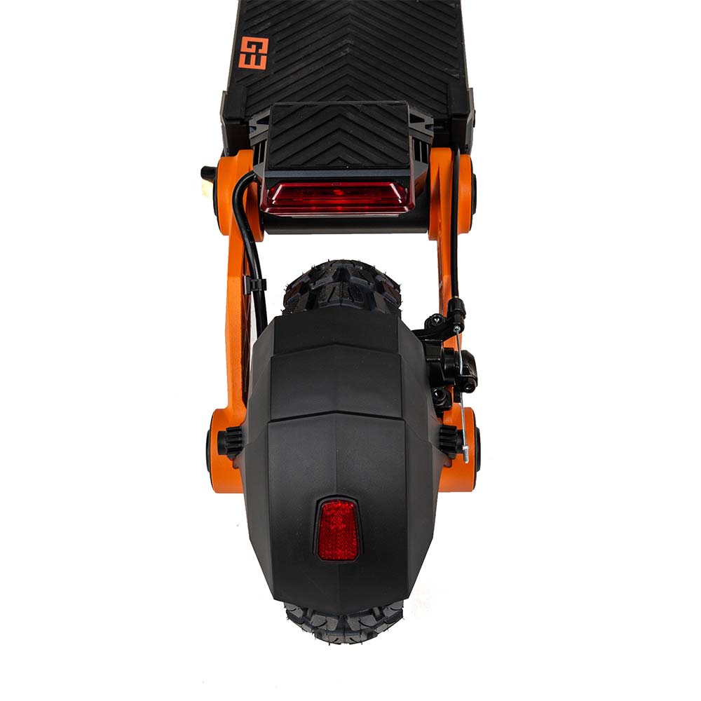 Garde-boue Arrière Avec Réflecteurs Pour Scooter Électrique Kukirin G3 / G4 - ABS, Montage Facile
